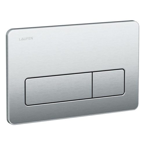 Laufen H8956620000001 Laufen Installation System Kettős öblítő nyomólap inox - OUTLET