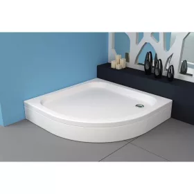   Kolpa-San Ontex beépíthető akril zuhanytálca, előlap és szifon nélkül, 90x90xcm, 754880