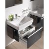 Laufen Pro S Mosdó 60x46,51cm Nyitott Csaplyukkal Alsó része csiszolt 8.1696.3.000.104.1