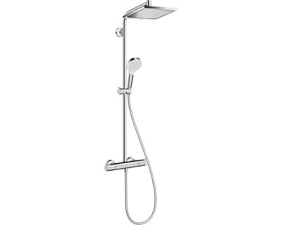 Hansgrohe Chrometta E 240 Showerpipe termosztátos zuhanyrendszer, króm, 27271000
