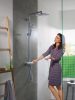 Hansgrohe Chrometta E 240 Showerpipe termosztátos zuhanyrendszer, króm, 27271000