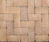 Leier Patio térkő és falazóelem, agyagbarna antik, 25x12,4x5 cm