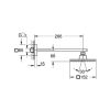 Grohe Euphoria Cube 152 fejzuhany+falitartó szett 26073000