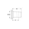Grohe Euphoria Cube Zuhanytartó Fali Fix 27693000