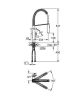 Grohe Eurocube mosogató csaptelep 31395000