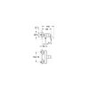 Grohe Eurodisc Cosmopolitan Egykaros zuhanycsaptelep króm 33569002