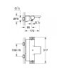 Grohe Grotherm 2000 New termosztátos kádcsaptelep, zuhanyszett nélkül, 34464001