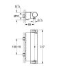 Grohe Grohtherm 2000 zuhany csaptelep termosztátos, króm