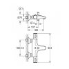Grohe Grotherm 800 termosztátos kádcsaptelep, zuhanyszett nélkül, 34567000