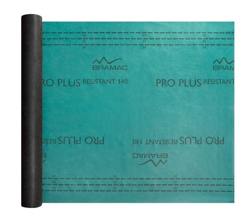 Bramac Pro Plus Resistant 140 2S páraáteresztő tetőfólia, dupla ragasztósávval, 75 m2