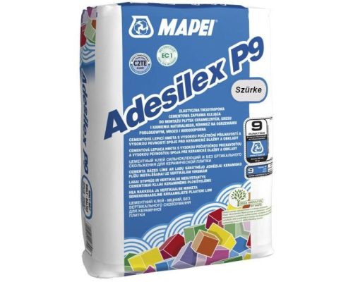 Mapei Adesilex P9 flexibilis csemperagasztó, szürke, 25 kg