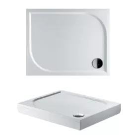   Riho Kolping DB31 Öntött Márvány Zuhanytálca 100x80cm, D004006005
