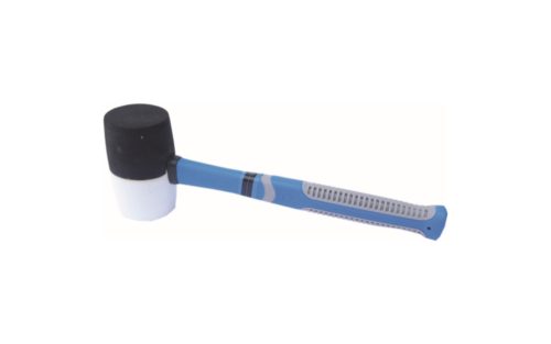 gumikalapács 60 mm soft nyéllel (fekete-fehér)