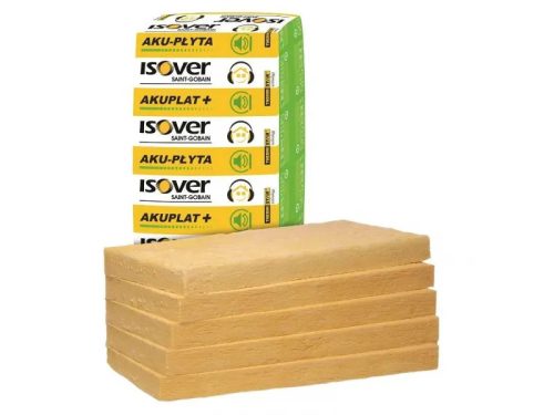 Isover Akuplat+ 10 üveggyapot lemez 120x60x10 cm (7,2 m2/cs)