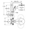 Grohe Euphoria 260 termosztátos zuhanyrendszer, króm, 27296002