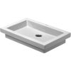 Duravit 2nd floor Beépíthető mosdó 58x41,5cm felülről való beépítéshez túlfolyó csaplyuk nélkül