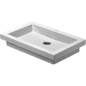 Duravit 2nd floor Beépíthető mosdó 58x41,5cm felülről való beépítéshez túlfolyó csaplyuk nélkül