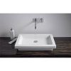 Duravit 2nd floor Beépíthető mosdó 58x41,5cm felülről való beépítéshez túlfolyó csaplyuk nélkül