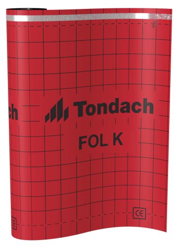 Tondach Tuning Fol K páraáteresztő alátétfólia, 2 ragasztócsíkkal 145 g, 1,5x50 m