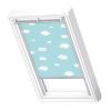 Velux fényzáró roló, DKL FK06, 66x118 cm, 4660S kék égbolt