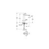 Grohe Lineare "XL" méretű mosdócsaptelep, lefolyógarnitúra nélkül, króm, 23405001