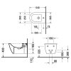 Duravit Darling New Fali bidé 2249150000