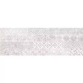   Zalakerámia Cementi falicsempe, 60 x 20 x 0,9 cm, szürke-fehér, dekor