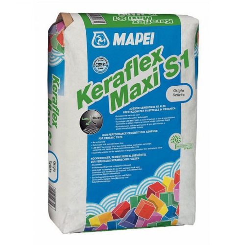 Mapei Keraflex Maxi S1 flexibilis csemperagasztó, szürke, 25 kg