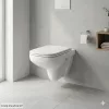Geberit Selnova Square Fali WC 35x34x53 Rimfree, 500.275.01.1