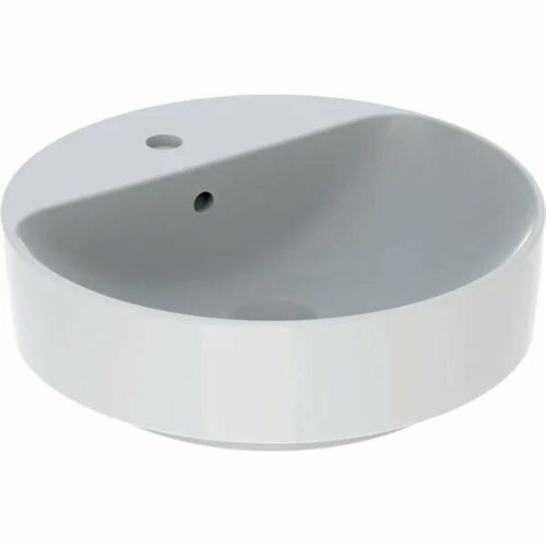 Geberit VariForm pultra ültethető mosdó kerek csaplyukkal 45cm átmérő 500.769.01.2