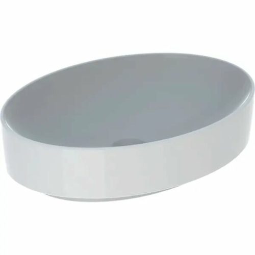 Geberit VariForm pultra ültethető mosdó, ovális, 55x40cm-es keresztmetszettel, 500.771.01.2