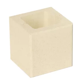 Leier Modern kerítéskő félkő natúr beige 20x20x20 cm