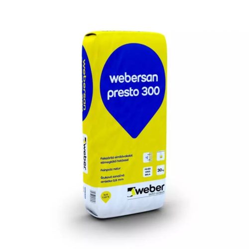 Weber San Presto 300 falszárító simítóvakolat spr300 30 kg