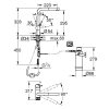 Grohe Blue Pure Minta mosogató csaptelep, króm, 30382000