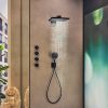 Hansgrohe Raindance E 300 fejzuhany, zuhanykarral, matt fekete, 26238670