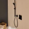 Hansgrohe Showerselect falsík alatti termosztát, matt fekete, 15763670