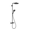 Hansgrohe Raindance S 240 Showerpipe termosztátos zuhanyrendszer, matt fekete, 27633670