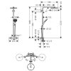 Hansgrohe Raindance S 240 Showerpipe termosztátos zuhanyrendszer, matt fekete, 27633670