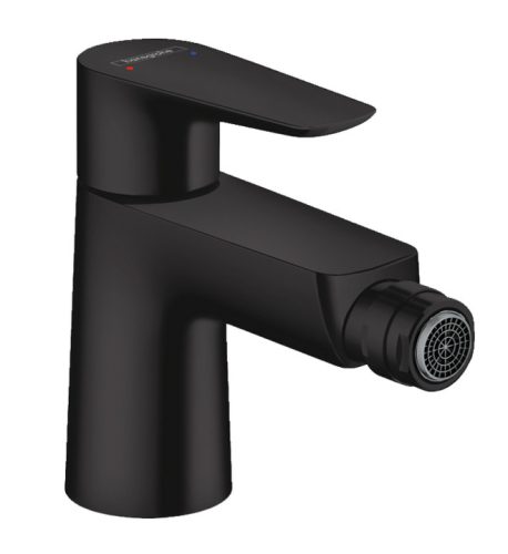 Hansgrohe Talis E bidécsaptelep,automata lefolyóval, matt fekete