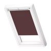 Velux fényzáró roló, DKL MK04, 78x98 cm, 4559S sötétbarna, fehér sínnel