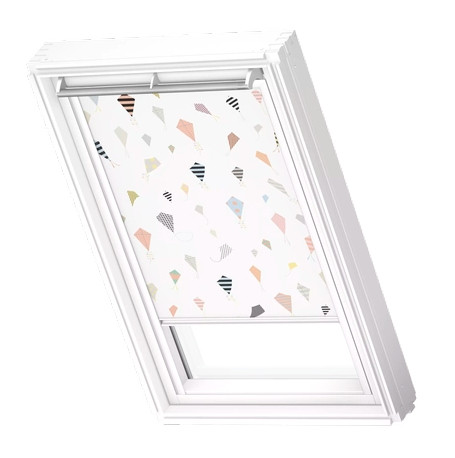 Velux fényzáró roló, DKL MK06, 78x118 cm, 4667S papírsárkány minta