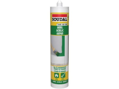 Soudal akril tömítő fehér 280 ml