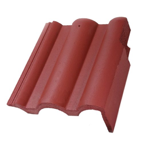 Újház Standard szegélycserép jobb Colorsystem Meggypiros