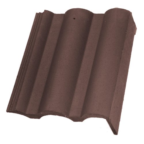 Újház Standard szegélycserép jobb Colorsystem Kakaóbarna