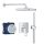 Grohe Eurocube Teljes Zuhanyrendszer Tempesta 250 Cube Fejzuhannyal Króm