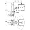 Grohe Tempesta Cosmopolitan System 250 Cube Zuhanyrendszer