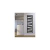 Zehnder Kazeane elektromos fürdőszobai radiátor 1300x500mm, matt fekete RK-130-060/GD-Cat.1