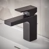 Hansgrohe Vernis Shape 100 egykaros mosdócsaptelep automata lefolyó-garnitúrával, matt fekete