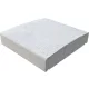 Leier Modell Fedlap törtfehér 25x28x6 cm