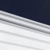 Velux Duo fényzáró roló, DFD SK08, univerzum mintás(4653S), fehér színű harmonikarolóval (1016), 114x140 cm
